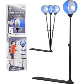 Box JOKOMISIADA - Dětská boxovací sada s nastavitelným stojanem a gruštkou