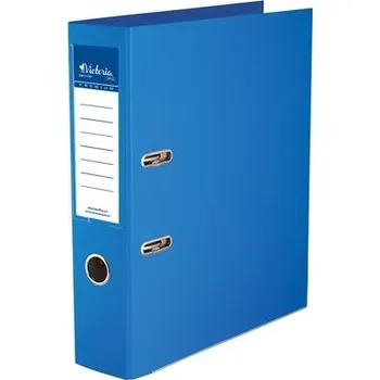 Victoria Pákový pořadač "Premium", modrý, 75 mm, A4, se spodními ochrannými kováními, PP/PP