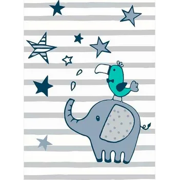 Koberec XXXLutz DĚTSKÝ KOBEREC, 120/170 cm, vícebarevná - Koberce do dětského pokoje - 003580011760