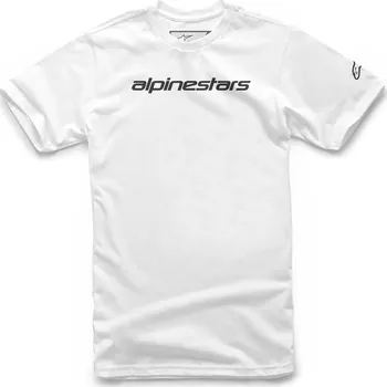 Pánské tričko Alpinestars Pánské modré tričko LINEAR WORDMARK TEE Alpinestars 1212-72020 2010 - S