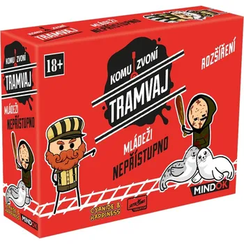 Desková hra Mindok Komu zvoní tramvaj: Mládeži nepřístupno