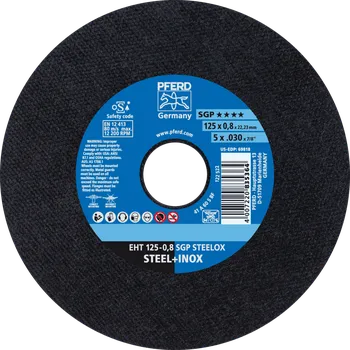Řezný kotouč Pferd 61341094 | Řezný kotouč 125 x 0,8 x 22,23 mm, SGP STEELOX