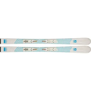 Sjezdové lyže Völkl Flair Jr + vMotion 4.5 Jr Lady Velikost: 120 L white/blue+V white 23/24