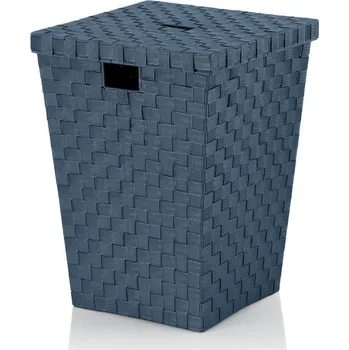 Koš na prádlo KELA Koš na prádlo Alvaro PP vláknová páska kouřově modrá 40,0x40,0x52,0cm KL-24379