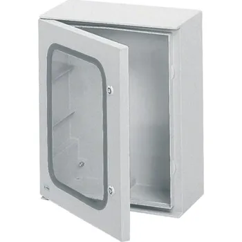 Rozvaděč Hager FL266B Rozvaděč nástěnný polyesterový orion+, IP65, průhl. dvířka, 650x400x200