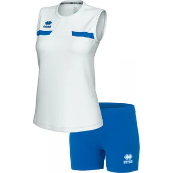 ERREA´ ERREA MARGIE + VOLEYBALL Dresový set BARVA: bílá - modrá, Velikost: S Lehký dámský volejbalový set z elastických a prodyšných materiálů