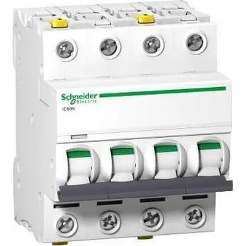 Jistič Schneider Electric A9F03406 Jistič Acti9 iC60N 4P 6A B 6kA