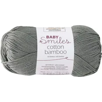 Příze Schachenmayr Baby Smiles Cotton Bamboo 1098 Antracit (Příze Baby Smiles Cotton Bamboo Antracit 1098)