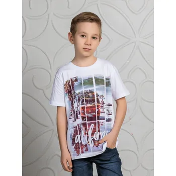 Chlapecké tričko Chlapecké tričko California - bílá 164