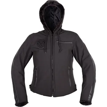Dámská softshellová bunda W-tec Dámská softshellová moto bunda Prothara (Velikost: L, Barva: černá)