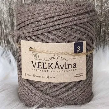 Příze Velká vlna Špagát 3mm Vápenec (Špagátová příze 3mm Vápenec)