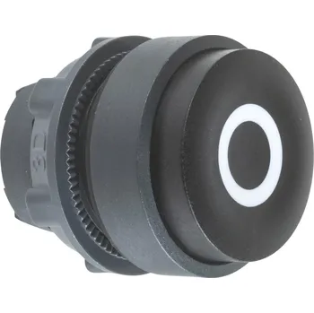 vypínač Schneider Electric ZB5AL232 Ovládací hlavice stiskací se symbolem, s přesahem - černá