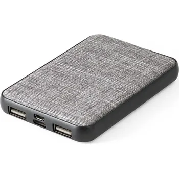 Powerbanka RENEWAL BATTERY. Powerbanka 5 000 mAh ve recyklovaného PET (100 rPET