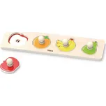 VIGA Dřevěné puzzle s úchyty ovoce 4…