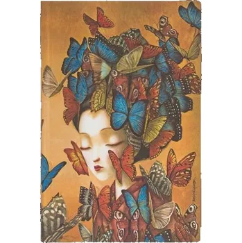 Blok Zápisník Esprit de Lacombe / Madame Butterfly / Mini / Lined