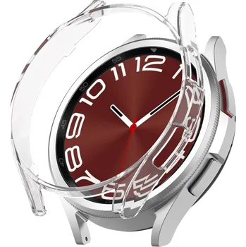 Příslušenství k chytrým hodinkám Ochranný rámeček pro Samsung Galaxy Watch 6 Classic 47mm - Transparentní