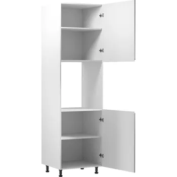 Kuchyňská skříňka GALA - ASPEN II D60P-P/L - bílá/šedá