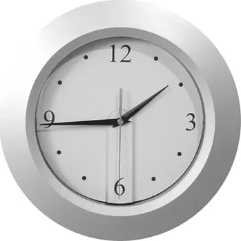 Hodiny Brattain nástěnné hodiny - stříbrná / černá - AP806802