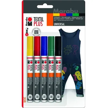Marabu Popisovač na tmavý textil/sada