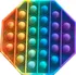 POP IT Pop It Praskající bubliny osmihran duhový
