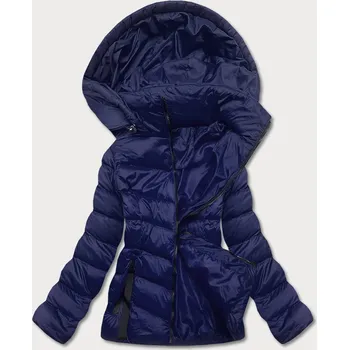 Tmavě modrá dámská bunda s kapucí pro přechodné období (5M786-215) odstíny modré S (36)