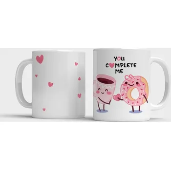 Hrnek You Complete Me - Žlutá