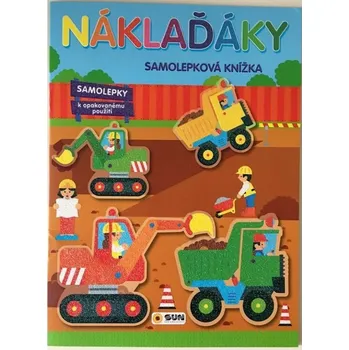 První čtění Náklaďáky - samolepky k opakovanému použití