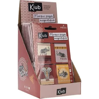 Doplněk ke knize Záložka magnetická 4 kusy MPM39M01 ELEPHANTS KIUB