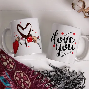 Hrnek I Love You - Světle zelená