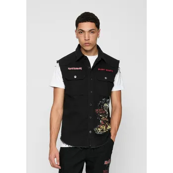 Pánská košile bez rukávů Iron Maiden Vintage černá Brandit černá 2898035