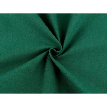 Imitace lnu METRÁŽ - 2 zelená tmavá