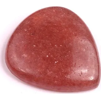 Korálek Kabošon Strawberry quartz č.582 (30x27mm)