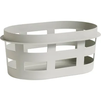 Koš na prádlo HAY DESIGN Koš na prádlo Small "Light Grey" HAY