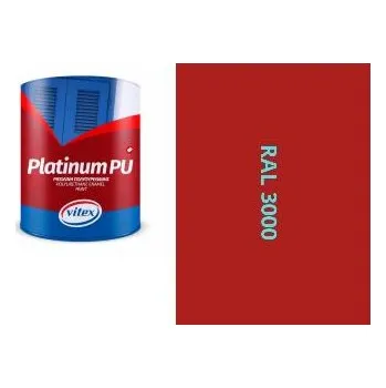univerzální barva VITEX PLATINUM - barva na dřevo a kov MATNÁ RAL 3000 OHNIVĚ ČERVENÁ 0,75L
