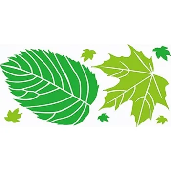 Plast. šablona, LISTY 2, 15x29,9 cm, 1ks