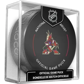 Puk Inglasco / Sherwood Puk Arizona Coyotes NHL Official Game Puck 2022-2023