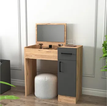 Konferenční stolek Toaletní stolek INCI 108,8x77 cm borovice atlantic/antracit