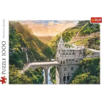 Puzzle Trefl Puzzle Svatyně Las Lajas, Kolumbie 1000 dílků