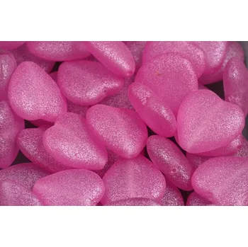 Dětské navlékací korálky Korálky srdíčka č.4689 (15x16mm)