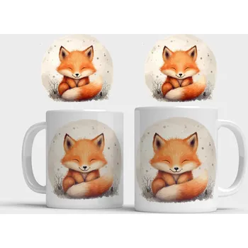 Hrnek s liškou VI - Tyrkysová