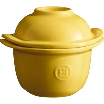 Emile Henry Miska s víkem Egg Nest, zapékací, 0,3 l, žlutá Provence, 14 x 11,5 x 11 cm 908409