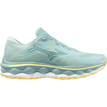 Pánská sportovní obuv Dámské běžecké boty MIZUNO Wave Sky 7 - Eggshell Blue/White/Sunshine - 41,0/7,5