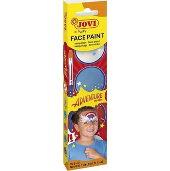 Speciální výtvarná barva Jovi 174AD Sada barev na obličej Adventure 3 x 8 ml