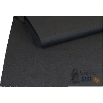 Metráž - Kostým kostka TM.ŠEDÁ Pes/Vis/Vl/El 08538 - Tm.šedá, 135 cm