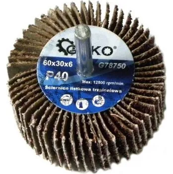 Brusný kotouč Brusný listový kotouč na stopce 60x30x6 P40