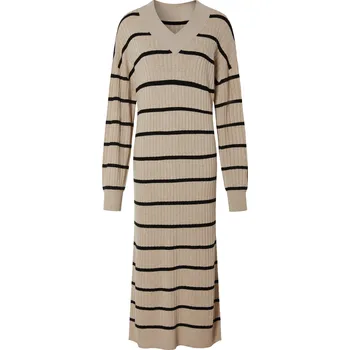 Dámské šaty esmara® Dámské úpletové midi šaty (S(36/38), béžová)