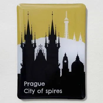 Dekorativní magnet Magnet Silueta Praha