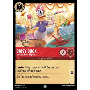 Sběratelská karetní hra Daisy Duck 111/204 - Shimmering Skies Typ karty: Foil