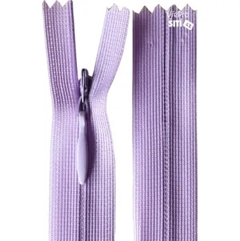 Zip zip skrytý spir SVĚTLE FIALOVÁ No3 4413XX - Sv.fialová, 18mm