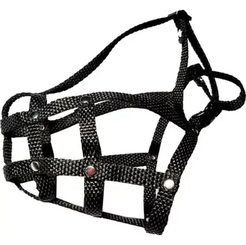 Náhubek pro psa Palkar nylonový náhubek Francouzský buldoček vel. 2 černá (Palkar nylonový náhubek Francouzský buldoček vel. 2 černá)